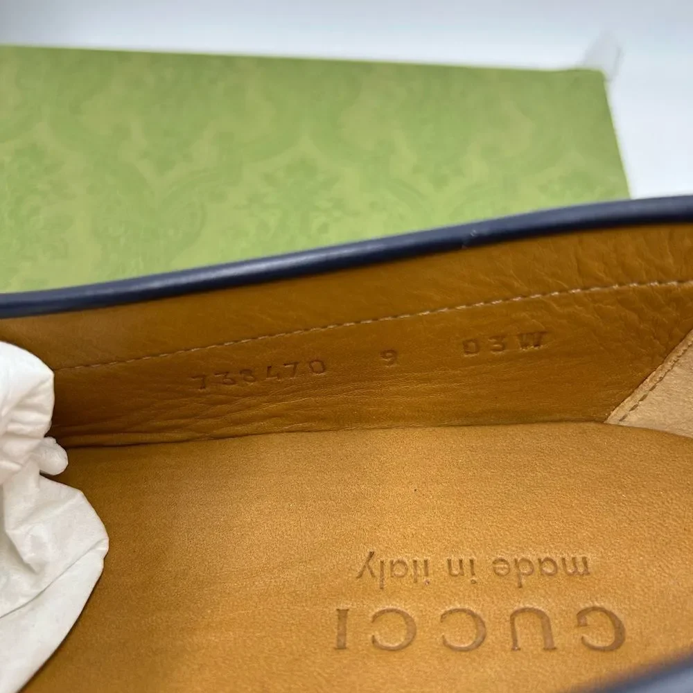 Men’s Gucci cut out GG loafers size 9 made in Italy cobbler soles - Picture 7 of 9